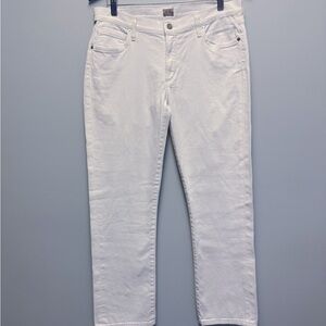 citizens of humanity women's Palma Straight Clean Hem In Soft White